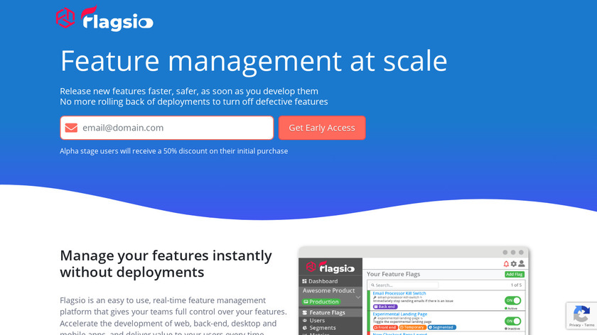 flagsio Landing Page