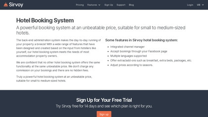 Sirvoy Booking System image