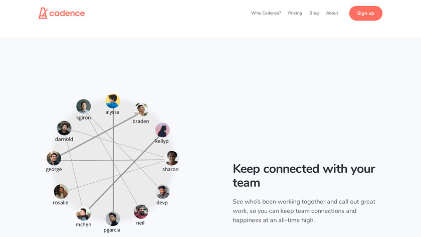 Cadencework.com Landing Page