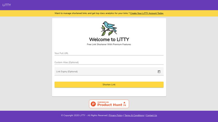 Litty Landing Page