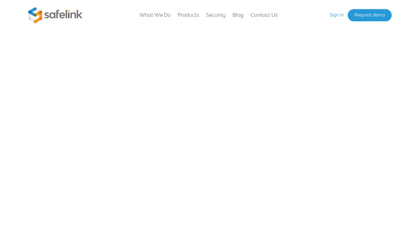 Safelink Landing Page