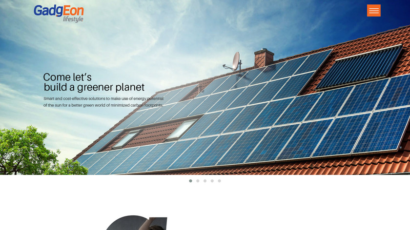 Gadgeon Landing Page