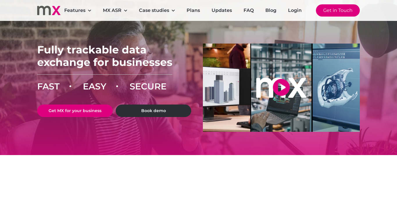 MX Landing page