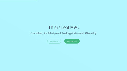 Leaf MVC Framework image