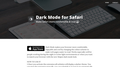 Dark Mode for Safari image