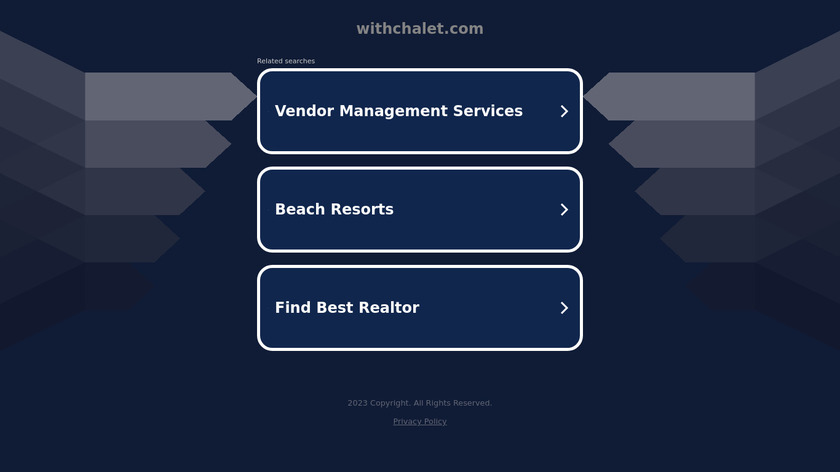 Chalet Landing Page
