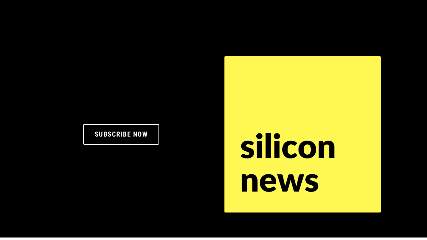 Silicon.news Landing page