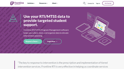 Frontline RTI/MTSS Management image