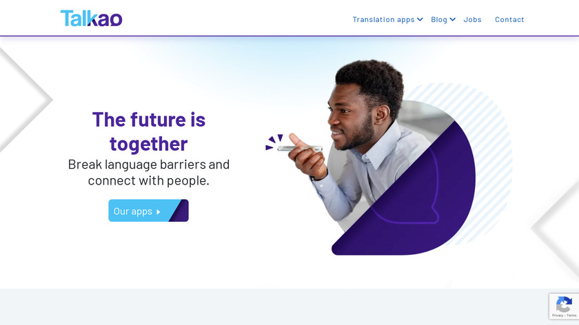 Human Translator Landing Page