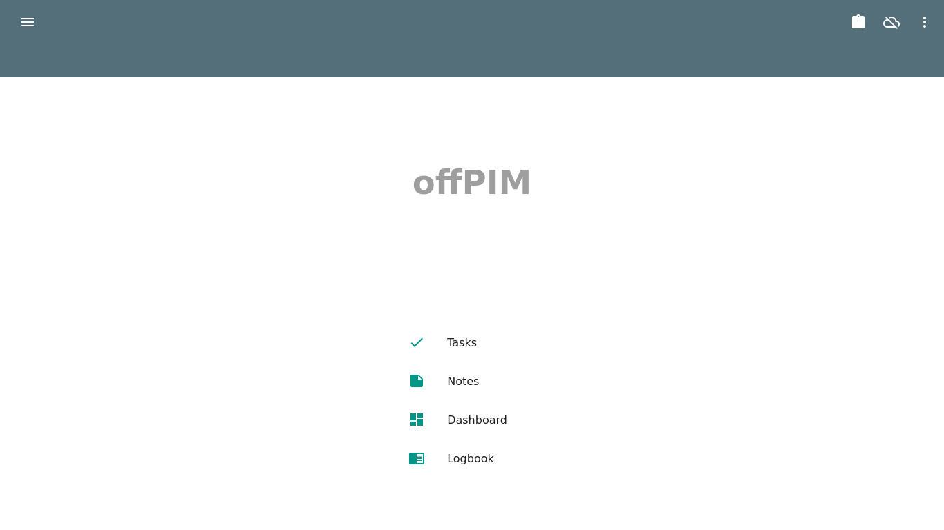 offPIM Landing page