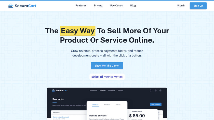 SecuraCart Landing Page