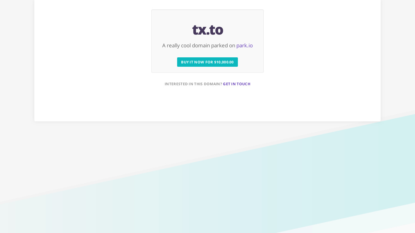 Txto Landing page