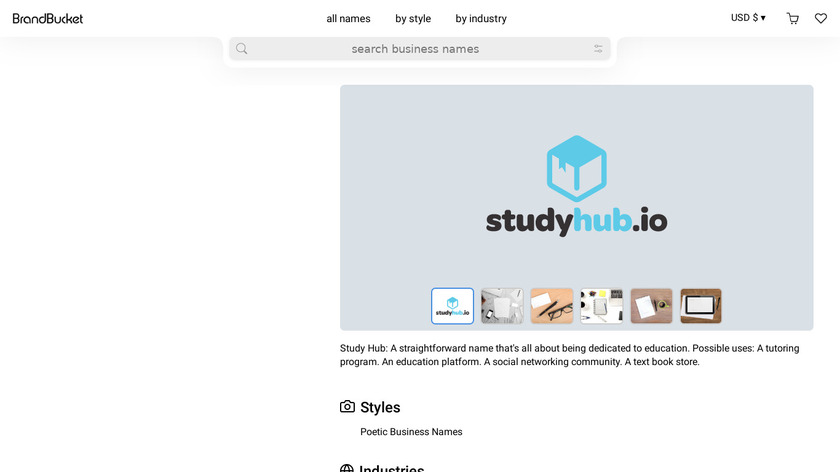 Studyhub Landing Page