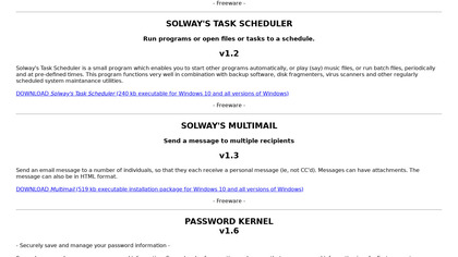 Solway's Task Scheduler image