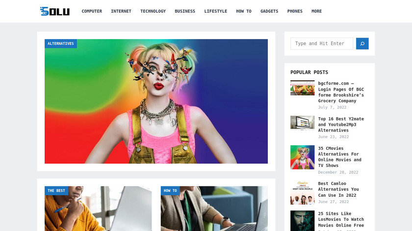Solu Landing Page