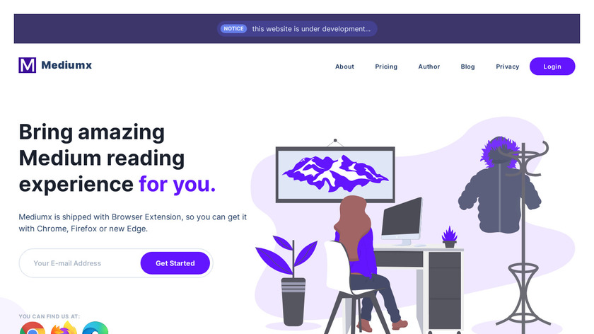 MediumX Landing Page