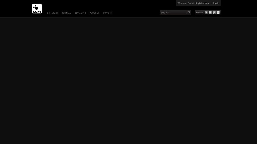 ANT USB Service Landing Page
