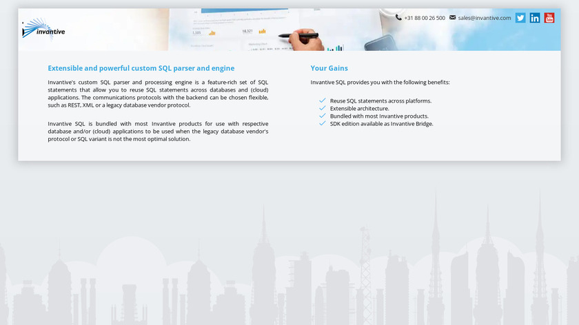 Invantive SQL Landing Page