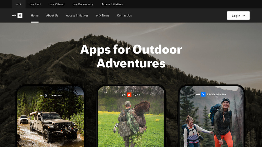 onX Hunt Hunting Maps Landing Page