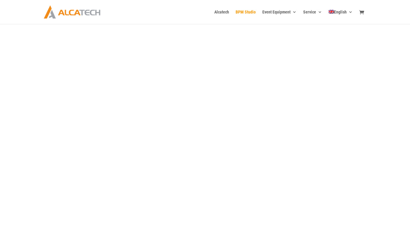 alcatech.de BPM studio Landing page