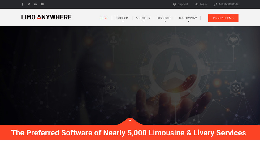 Limo Anywhere Landing Page