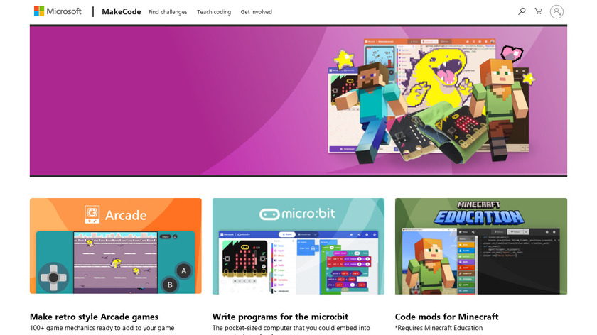 MakeCode Landing Page