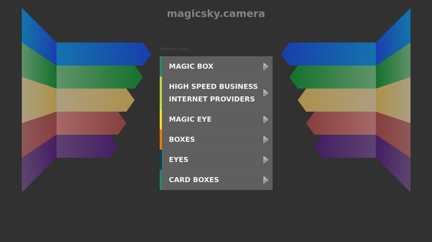 Magic Sky Camera Landing Page