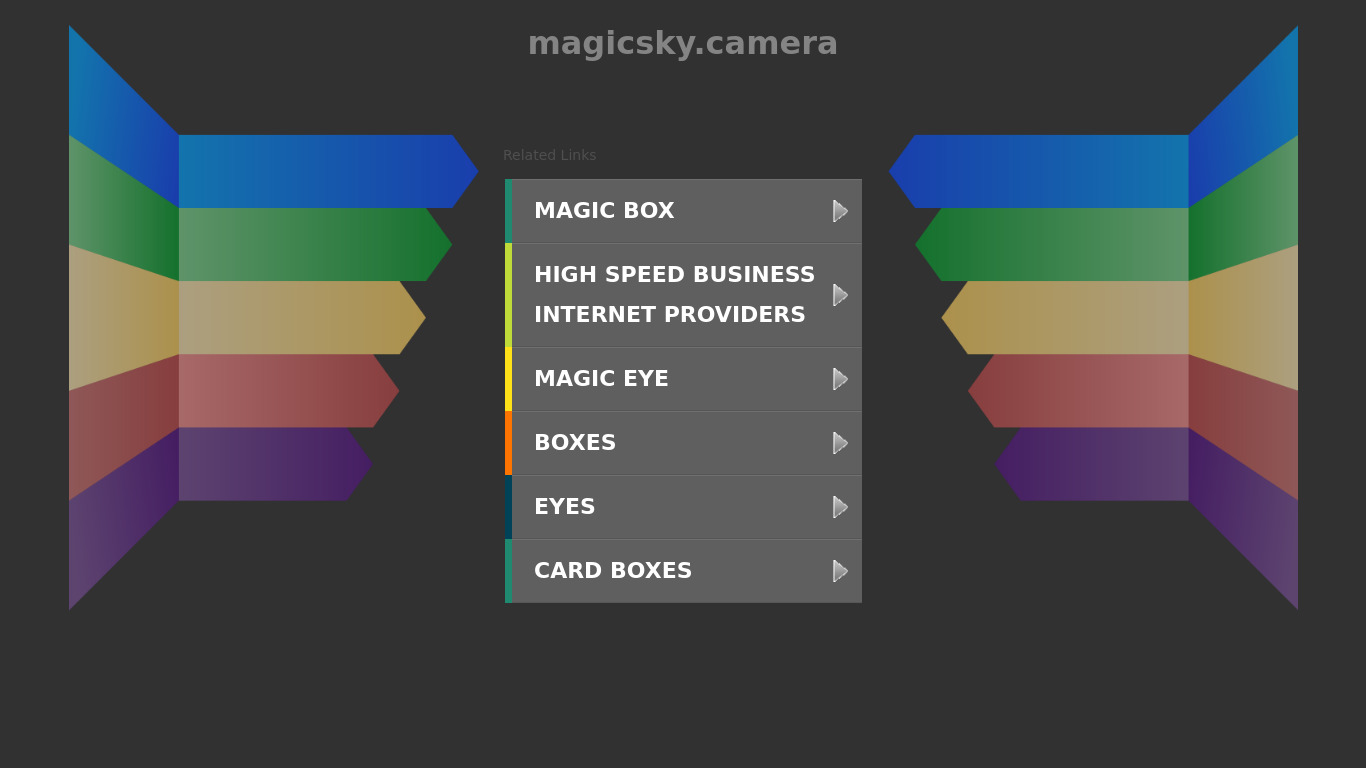 Magic Sky Camera Landing page