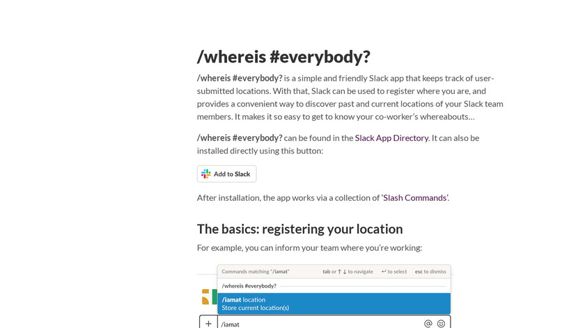 Where Is Everybody? Landing Page