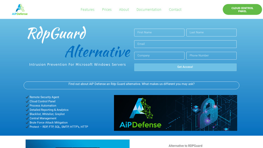 aipdefense.com AiP Defense Landing Page