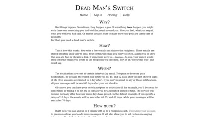 Dead Man's Switch image
