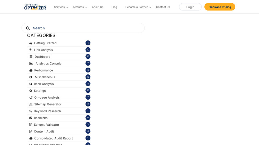 Elite Site Optimizer Landing Page