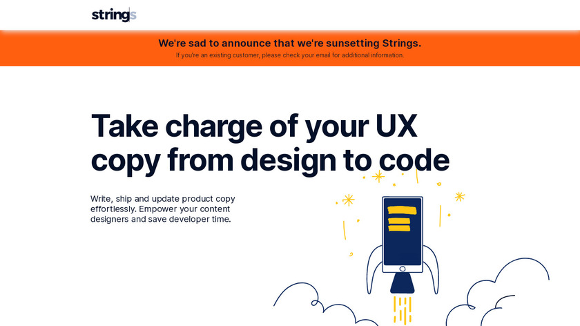 Strings.design Landing Page