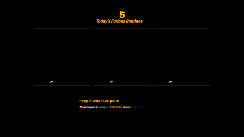 Furious Five Web Landing Page