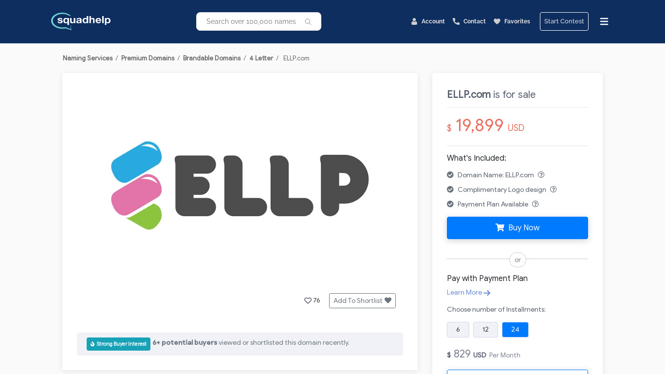 Ellp Landing page