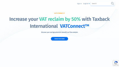 taxbacktesting.wpengine.com VATConnect image