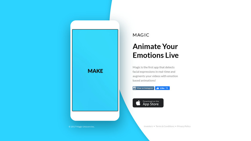 MakeApp Landing Page