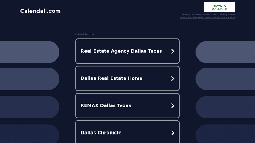 Calendall Landing Page
