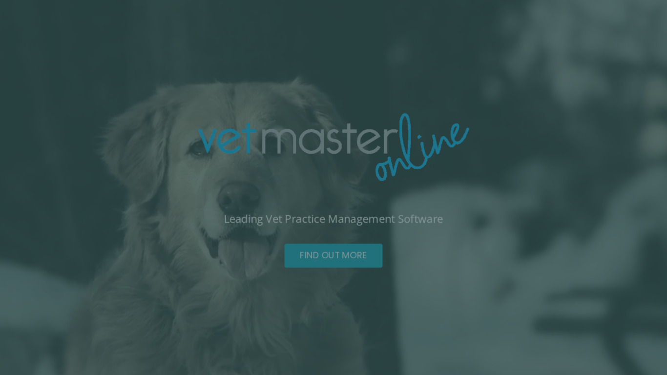 VetMaster Landing page