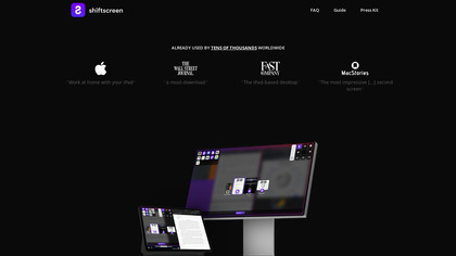 shiftscreen for iPad and iPhone image