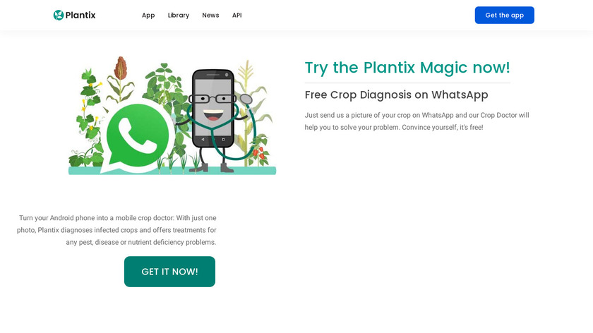 Plantix Preview Landing Page
