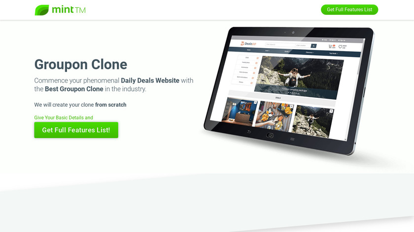 DealzGo - Groupon Clone Script Landing Page
