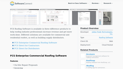 FCS Roofing Software image