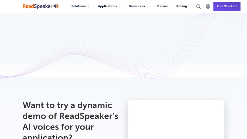 Narrator’s Voice Text-to-Speech (TTS) Landing Page