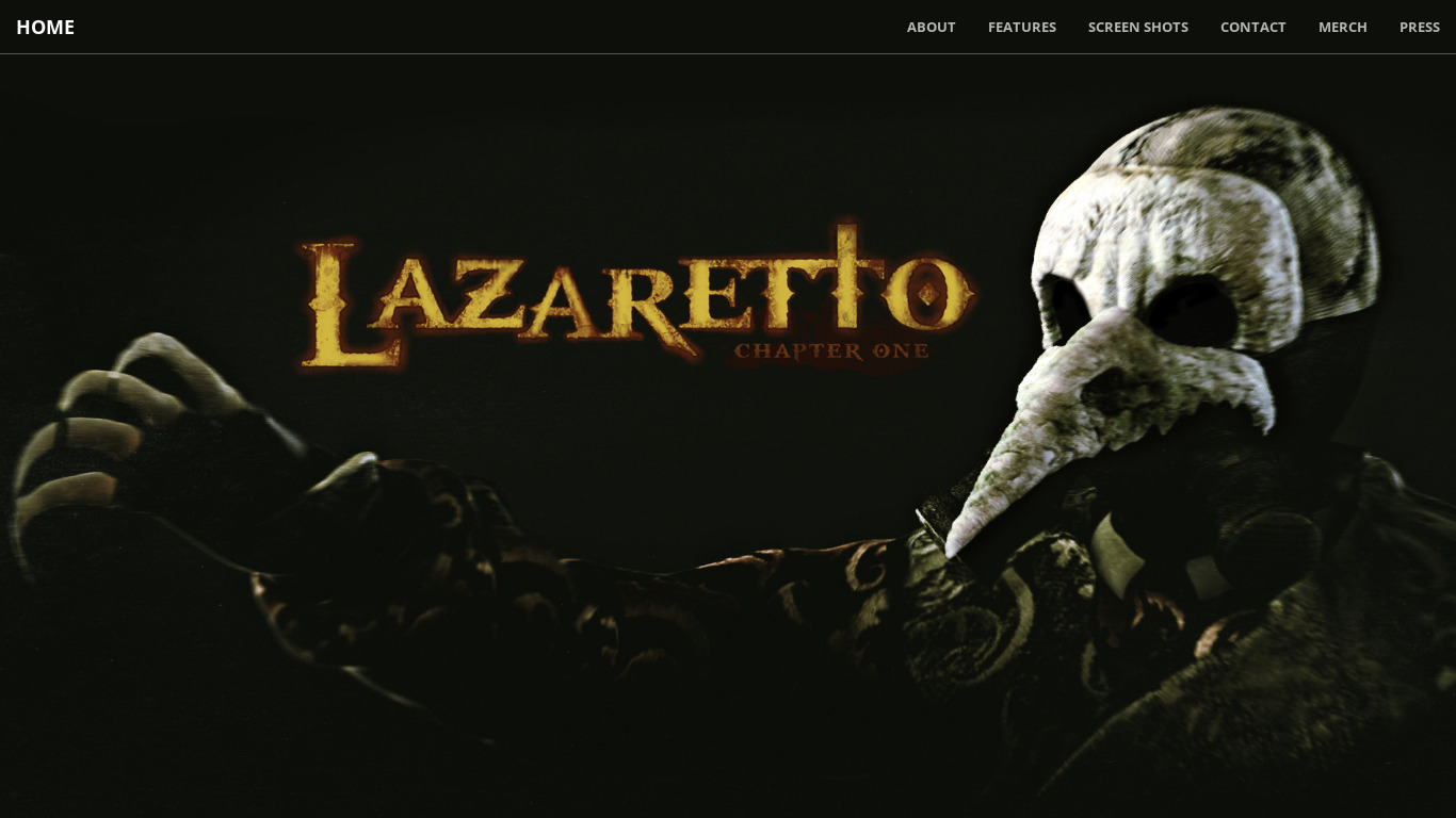 Lazaretto Landing page