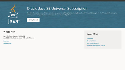 Oracle Java SE Subscription image