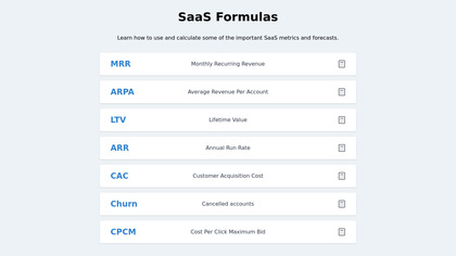 SaaS Formulas image