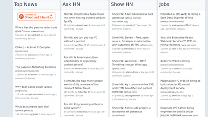 HackerNews Deck image