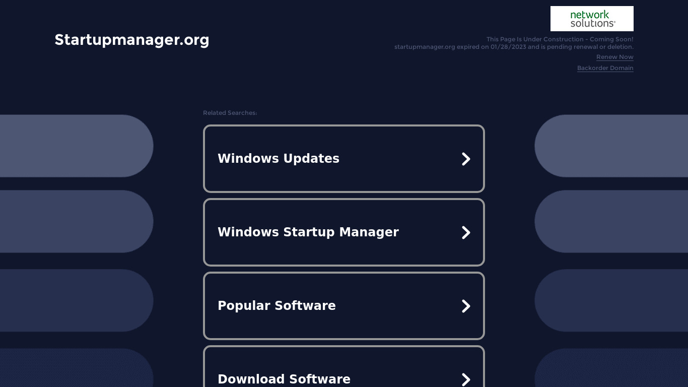 startupmanager.org Startup Manager (st-m) Landing page