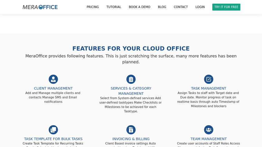 MeraOffice.in Landing Page